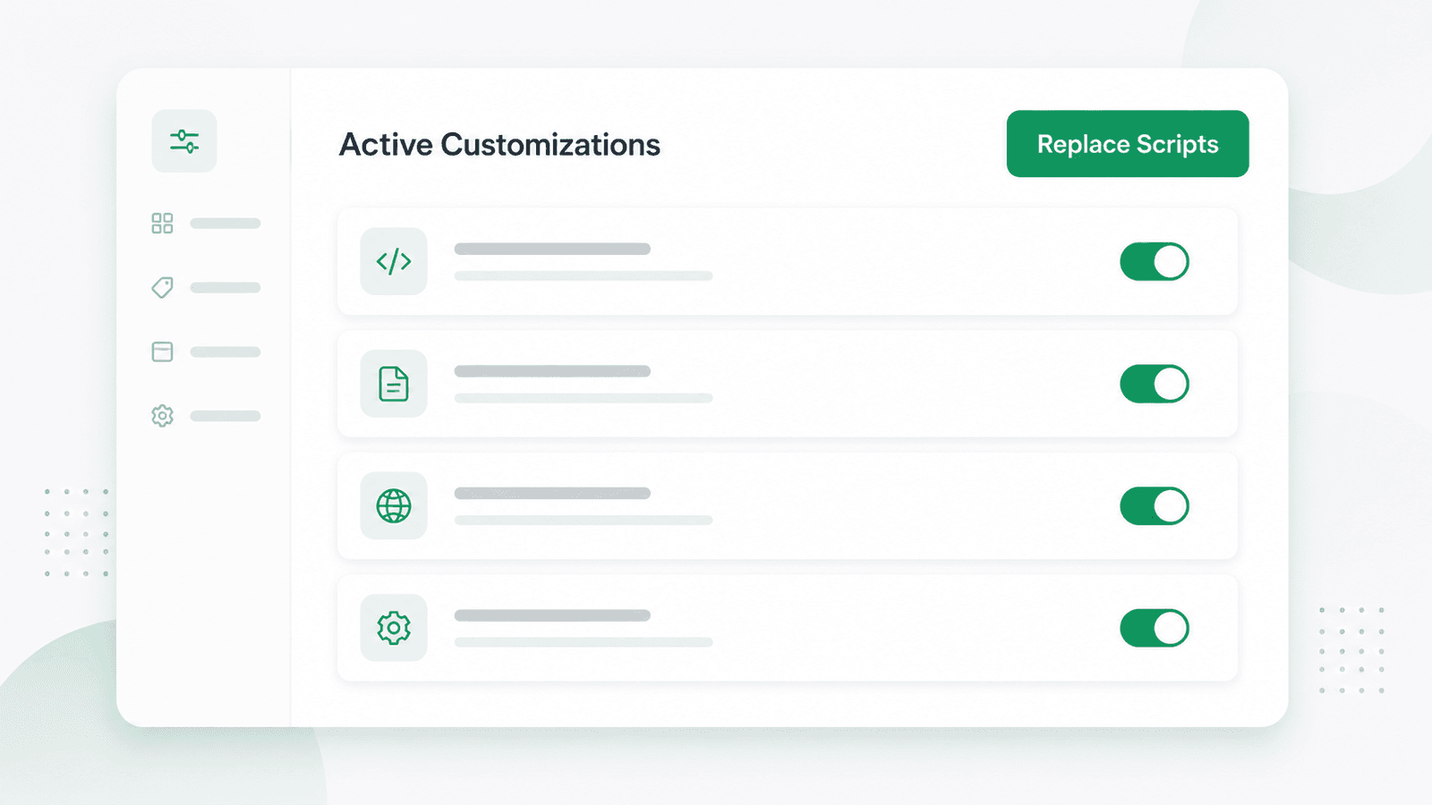 Shopify Scripts customizations report inside the Shopify admin