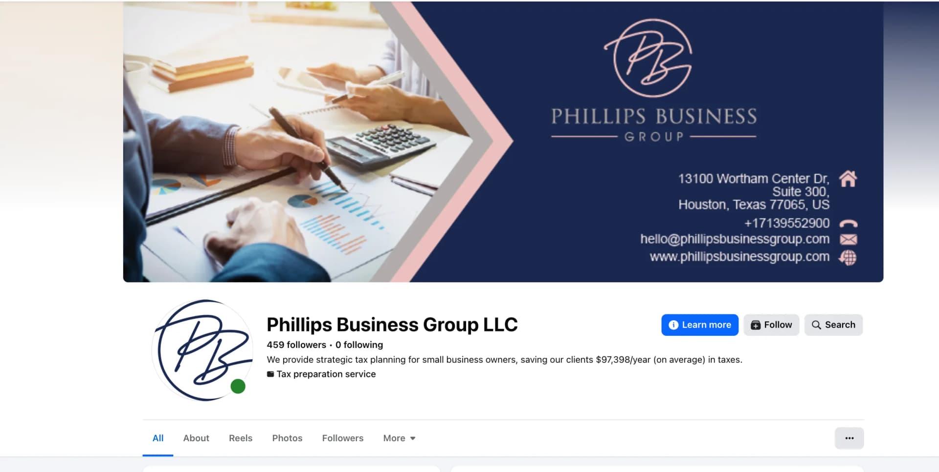 Facebook   Phillips Business Group